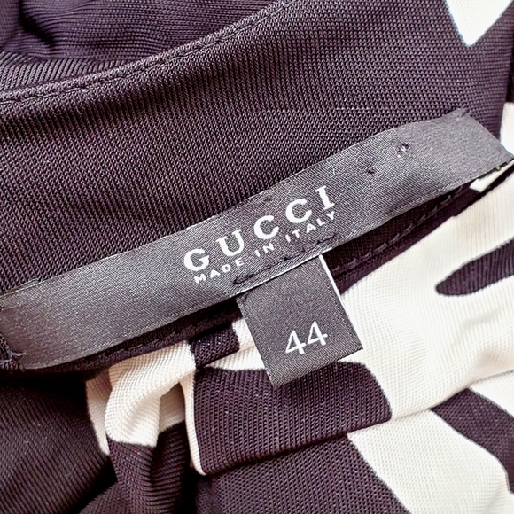 Gucci Coral Seahorse Silk Summer Wrap Dress Size 6 8 - Authentic - Picture 9 of 13